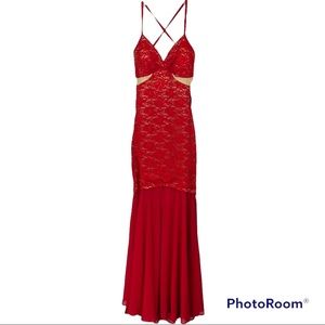 Point red dress size medium